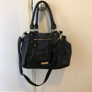 Steve Madden Black Leather Purse